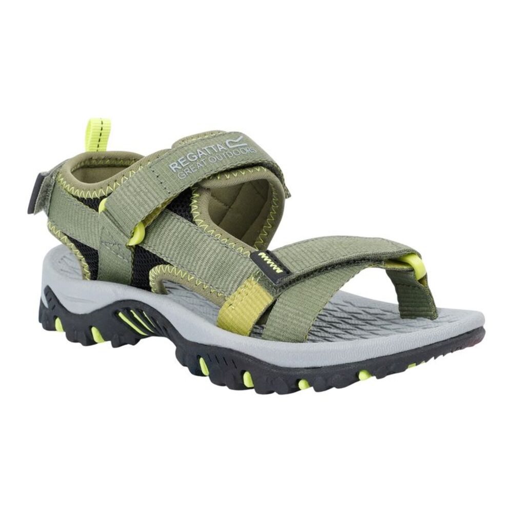 Regatta Childrens/Kids Blaze Sandals / Nephrite Green/Wild Lime